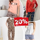 Скидки на всю домашнюю одежду -20