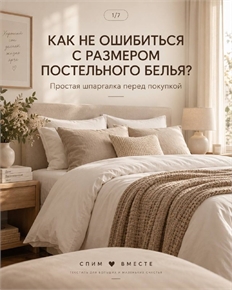 Как выбрать размер постельного белья: 1,5-спальный, евро или семейный
