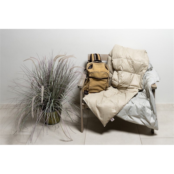 Плед-одеяло 140*200 НДС 244151/1 GRASS grey-beige дорожный 244151/1 - фото 10785