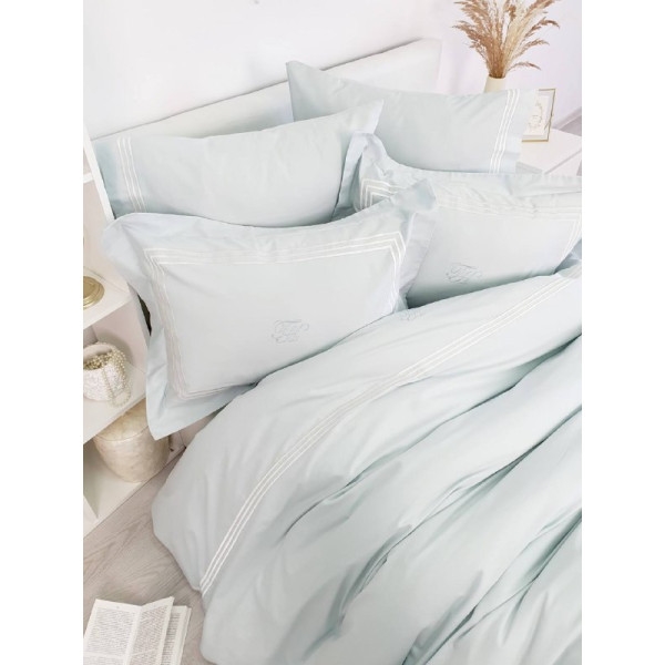 КПБ евро "Tivolyo Home" LINE бирюзовый 54461