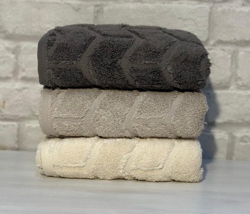 Полотенце махровое LUZZ MARIA 70*140 (кофейный) 24101