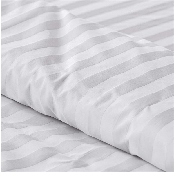 Пододеяльник евро HORECA Сатин-страйп 215*225 (белый) 149326