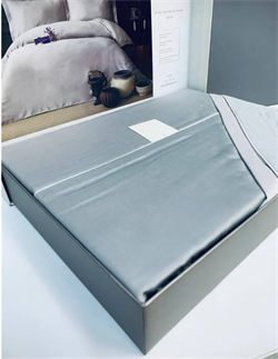 КПБ евро Pupilla satin (LARA) серый 2860