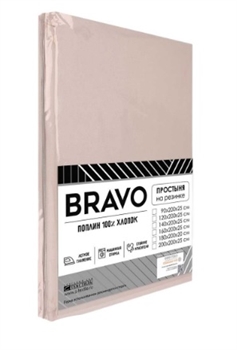 Простынь на резинке 160х200 Браво (поплин) (<Не заполнено>) 176523