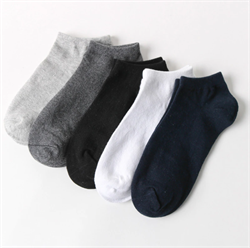 Носки жен. укороченные (хлопок) р.36-41 (микс) Ж40-05