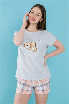 Пижама жен."Sweet Dreams" (серый) р.42 (серый) 9010336