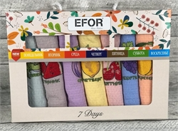 Набор полотенец EFOR 40*60 (7штук) Фрукты MEYVE 144981