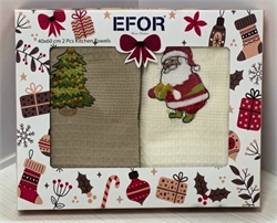 Набор полотенец EFOR LUX 40*60 (2штуки) NEW YEAR 14455