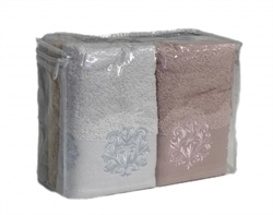 Набор кухонных полотенец 30*50 (6шт.) махра (микс) 765-11