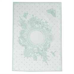 Полотенце Жаккард цветы и бабочки 50*70  (<Не заполнено>) 3900