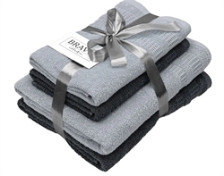 Набор полотенец  50*80 (2шт)+70*130 (2шт) Памир (зеленый) 7701