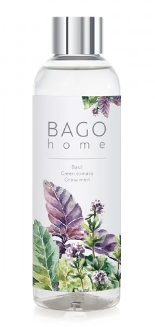 Наполнитель для ароматич.диффузора BAGO HOME Мята и базилик 100мл BGA0502