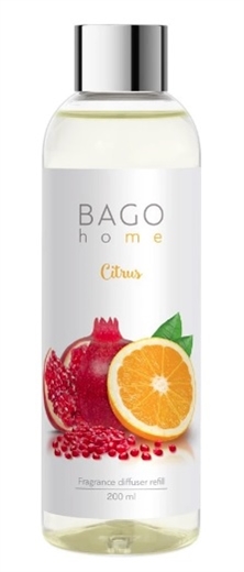 Наполнитель для ароматич.диффузора BAGO HOME Цитрус 200мл BGH0302