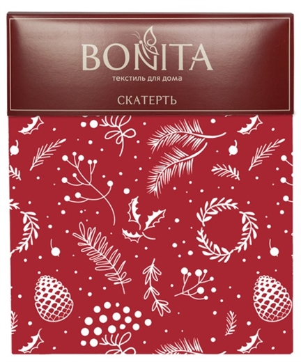 Скатерть Новогодняя120*145 Bonita  (<Не заполнено>) 128072