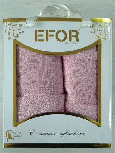 Набор  махровых полотенец 50*90+70*140(2 штуки) EFOR BAMBOO ELITE (<Не заполнено>) 1234452