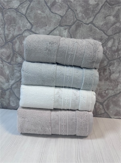Полотенце махровое Pupilla MIA 50*90 ЧЗ (антрацит) 4001