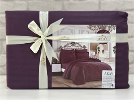 КПБ евро AKAY Satin фиолетовый 2793