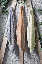 Полотенце махровое SAREV 80*150 VIP COTTON (зеленый) 3284