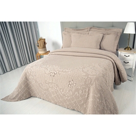 Покрывало 240*260 Tivolyo home MIRA  (бежевый) 82011