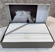 КПБ евро Pupilla satin LARA CIZGILI серый 2870