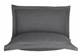 Комплект наволочек 50х70 KARVEN сатин (антрацит) 030