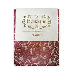 Скатерть Жаккард 140*240 Венеция винный   ИКР (<Не заполнено>) 8141