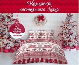 КПБ евро "Браво" (поплин) New Year 140163