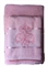 Набор  махровых полотенец 50*90+70*140(2 штуки) EFOR ORNAMENT PEMBE (розовый) 145105