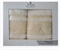 Набор  махровых полотенец 50*90+70*140(2 штуки) EFOR GREEK (кремовый) 142520