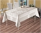 Скатерть KARVEN 160*300 Sedef (белый) 456