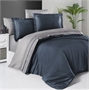 Комплект постельного белья евро KARVEN сатин Serenity Denim/Grey 44023